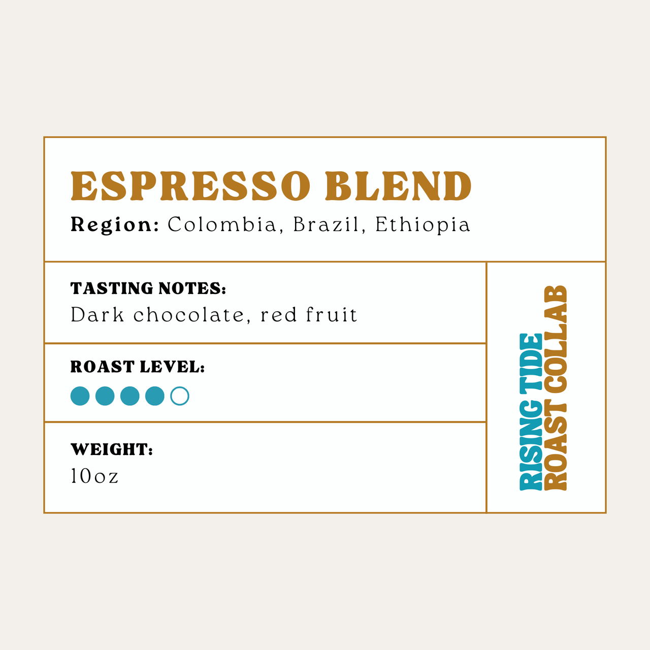 Espresso Blend 10oz Bag