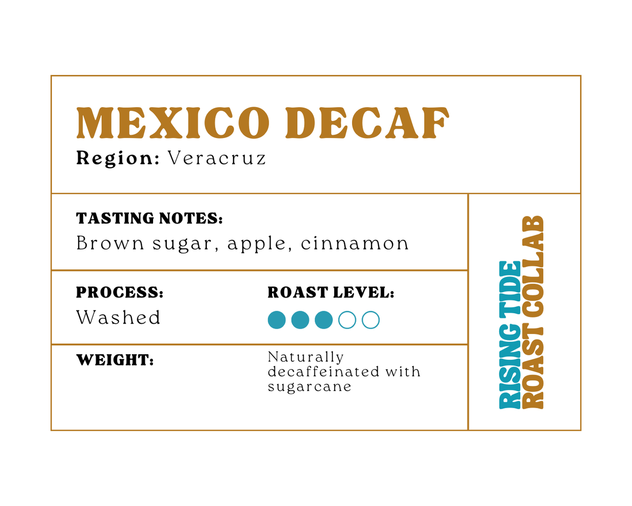 Mexico Sugarcane Decaf - White Label