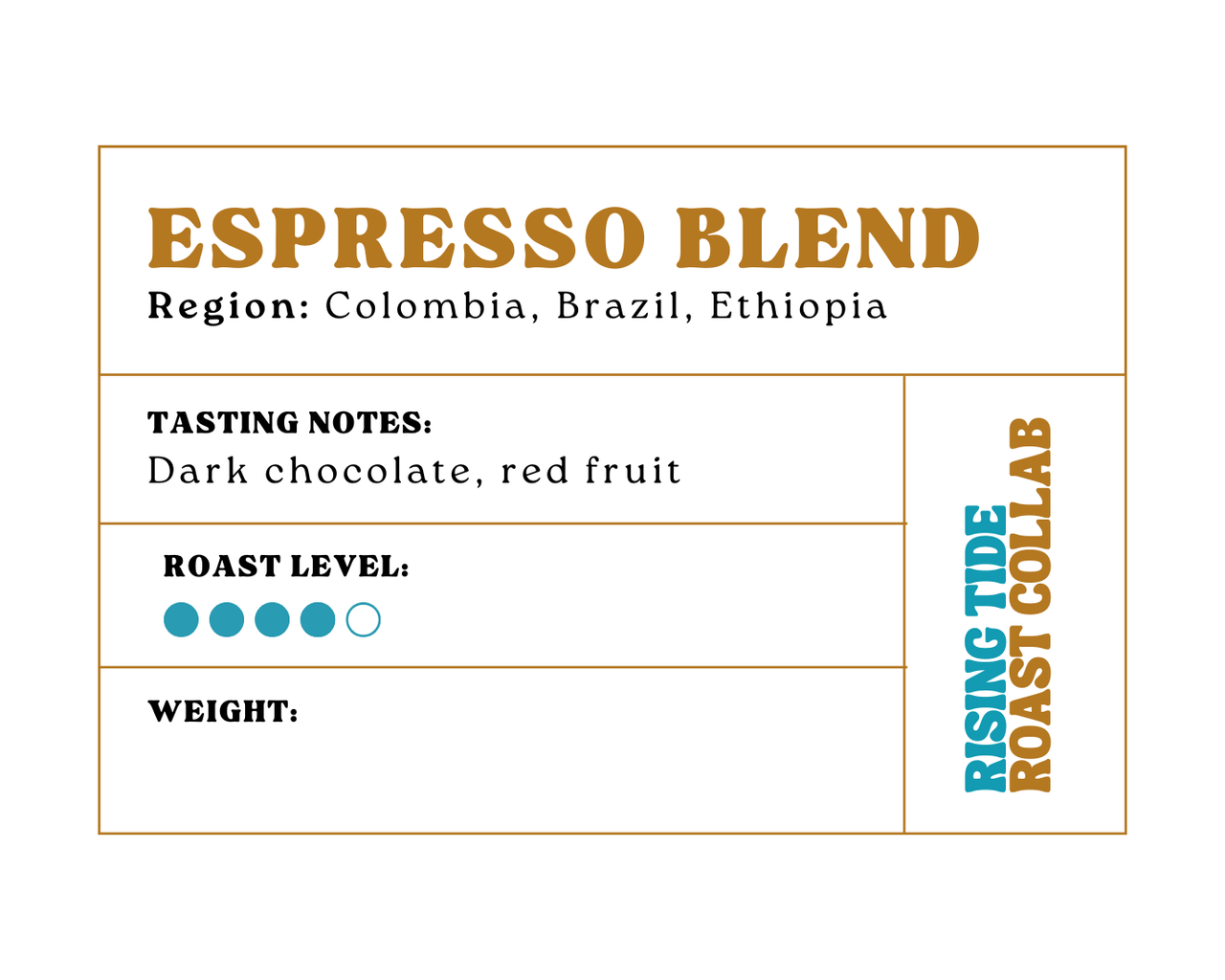 Espresso Blend - White Label