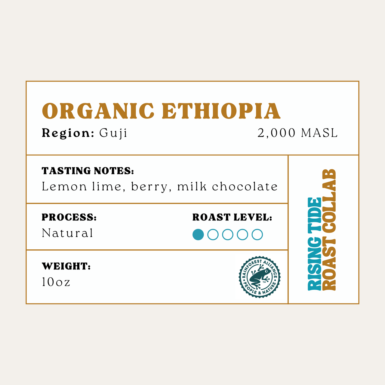 Organic Ethiopia 10oz Bag
