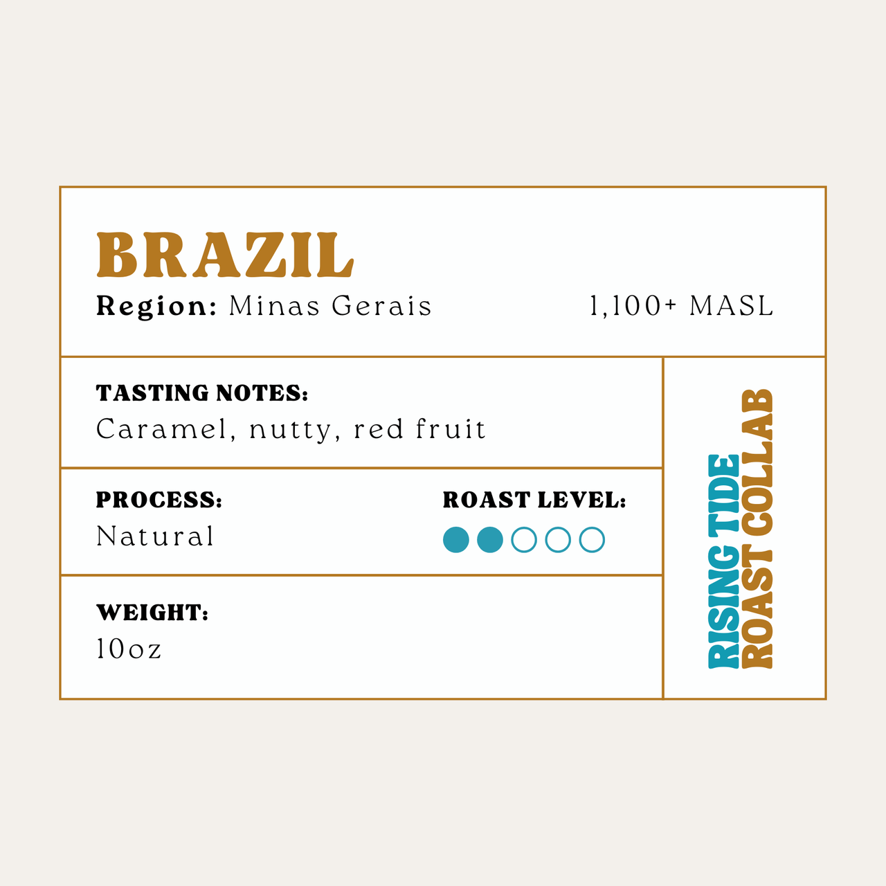 Single Origin Brazil 10oz Bag